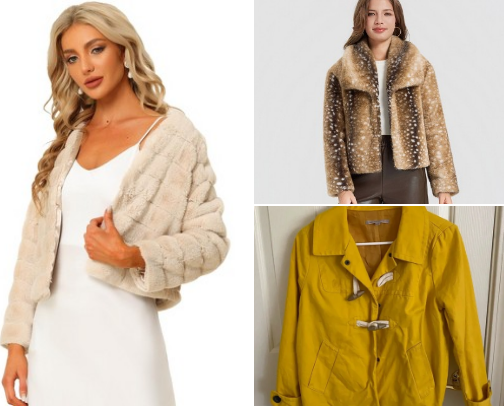 Affordable but Chic Jackets cover photo collage