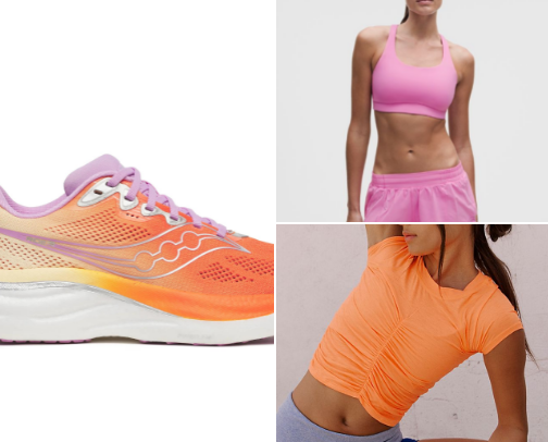 running rotation 🏃‍♀️🧡🩷 cover photo collage