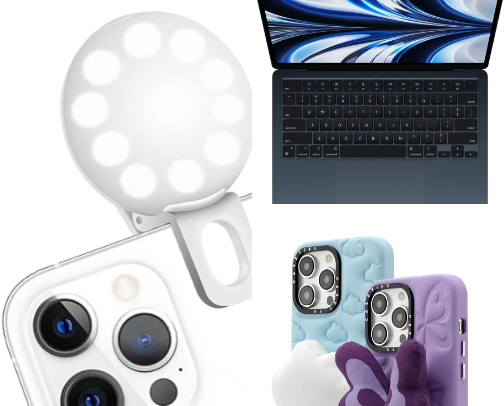 Girly Tech & Accessories cover photo collage