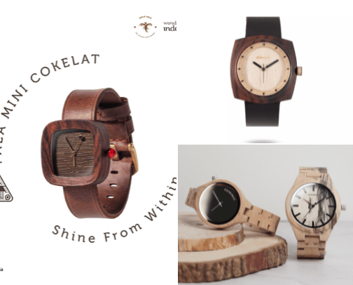 Rekomendasi Jam Tangan Kayu cover photo collage