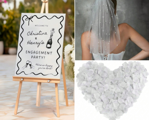 Wedding Era | Engagement Party 💍🪩 cover photo collage