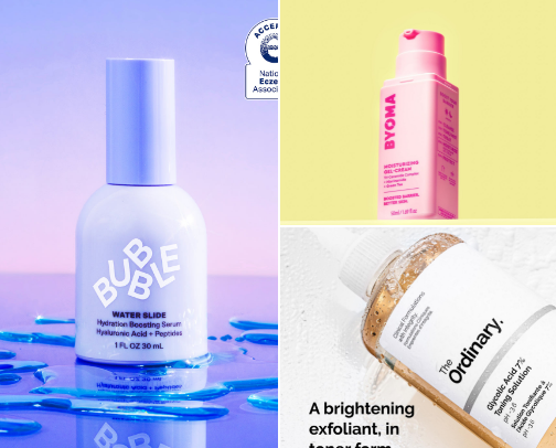Affordable skincare staples cover photo collage