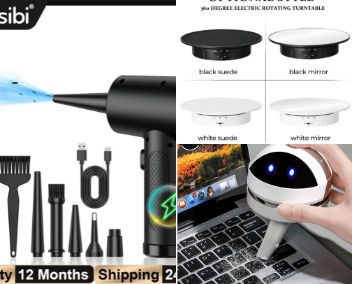 cool tech and home cleaning gadgets cover photo collage