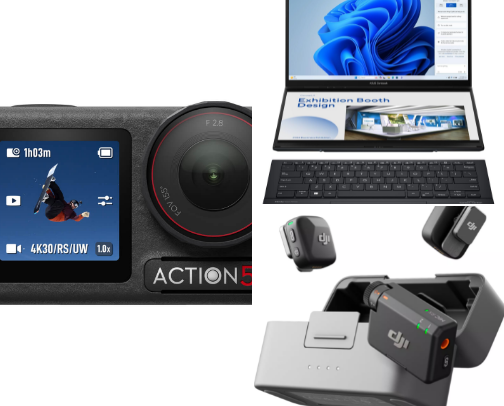 My tips and techs to make YouTube videos ! cover photo collage