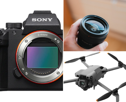 CXLE's Camera Equipment cover photo collage