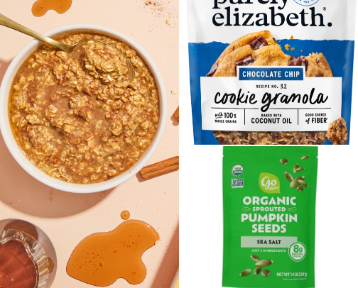 Healthier snacks/toppings cover photo collage