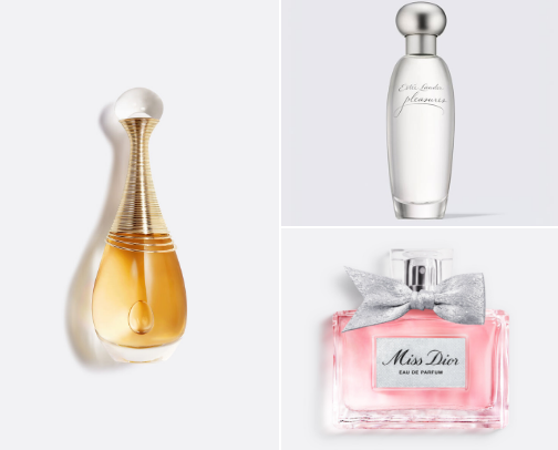 Perfumes and Fragrances ⋆‧°𓏲ּ𝄢 cover photo collage