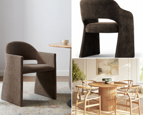 Dining chairs cover photo collage