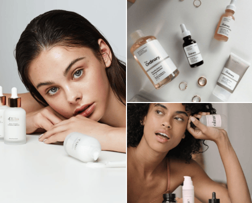 SKINCARE cover photo collage