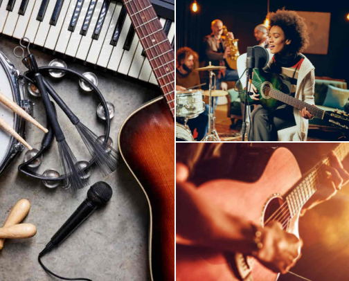 Musician Must Haves cover photo collage