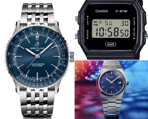 Watches that can help you view time in a different light. cover photo collage
