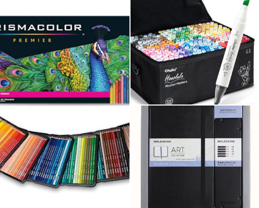 Art supplies for artists! cover photo collage