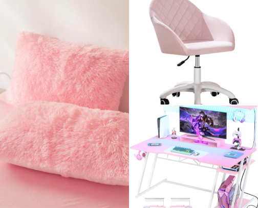 Pink room decor for 10 year olds and younger cover photo collage