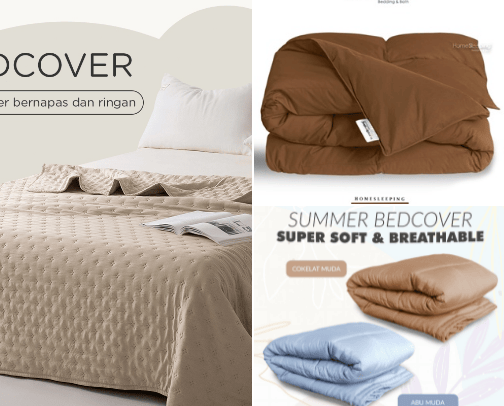 Bedcover/Selimut cover photo collage