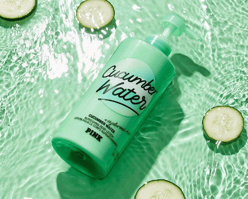 Body lotion, scrubs and shimmers cover photo collage