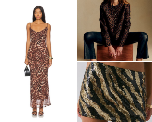 Fierce & Feminine (a guide on animal prints for baddies only) cover photo collage