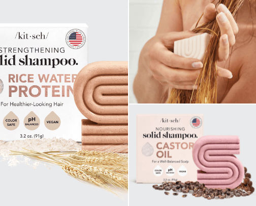 My Go-To Kitsch Hair Products cover photo collage
