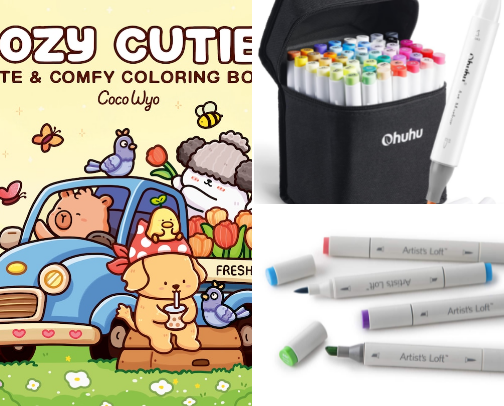 coloring 🖍️ cover photo collage