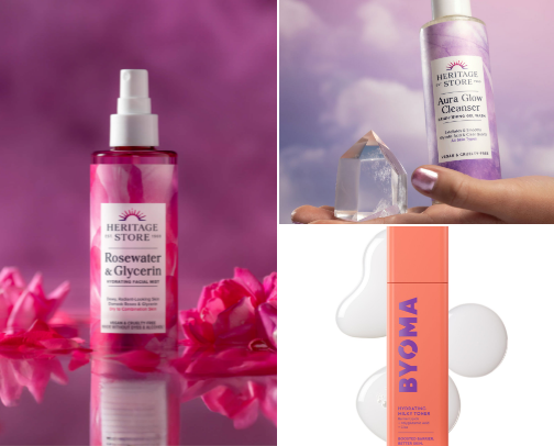 Type B Skincare routine cover photo collage
