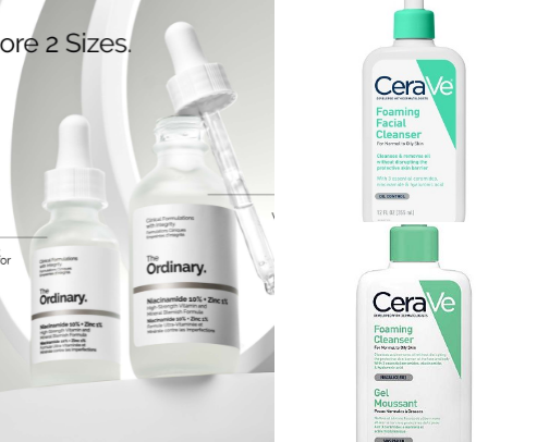 Complete Acne Routine on a BUDGET - Under £30/$40 ⭐️ cover photo collage