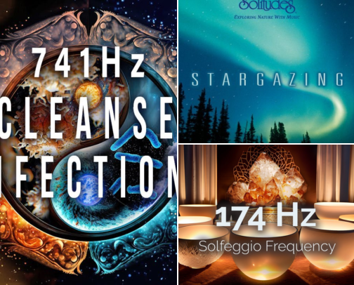 Sounds That Soothe | @Music for Body and Spirit cover photo collage