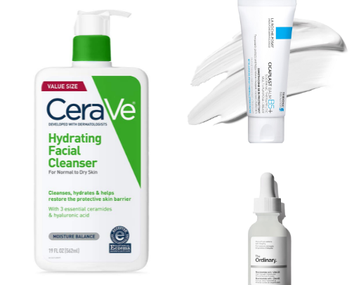 Simple Skincare for Every Skin Type: Dry, Oily & Sensitive cover photo collage
