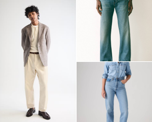 Pants for all! Jeans, trousers, shorts, sweatpants, and more. cover photo collage