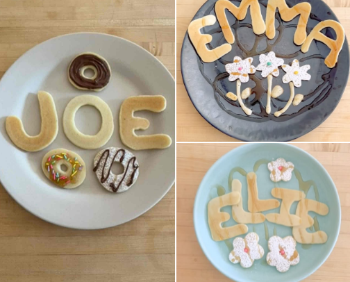 Name Pancakes - Fun Pancake Art cover photo collage