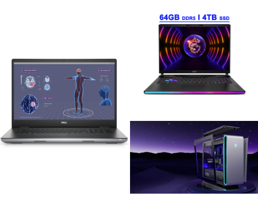 High-Performance Computers & Laptops cover photo collage