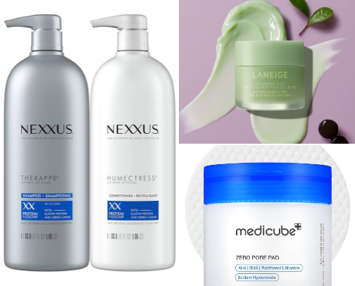 Beauty recs on a BUDGET cover photo collage