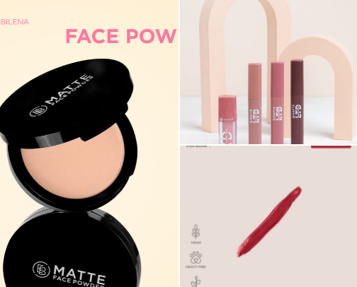 EVER BILENA COSMETICS💄 cover photo collage