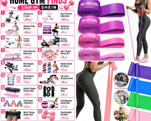 Gym & Fitness Finds cover photo collage