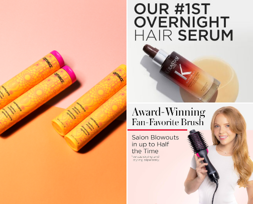 My holy grail Hair care products cover photo collage