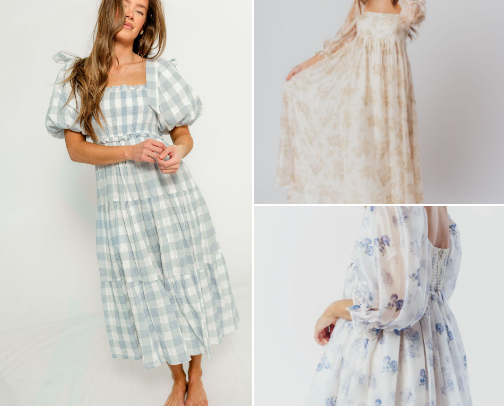 Spring Dresses cover photo collage