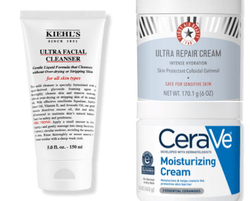 Skin Care Products cover photo collage