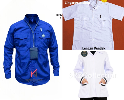 Work clothes cover photo collage