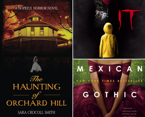 horror books cover photo collage