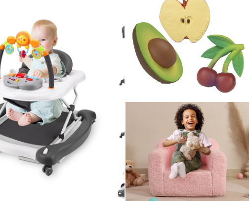 My 9 month olds favorite items cover photo collage