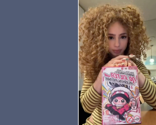 From her TikTok cover photo collage