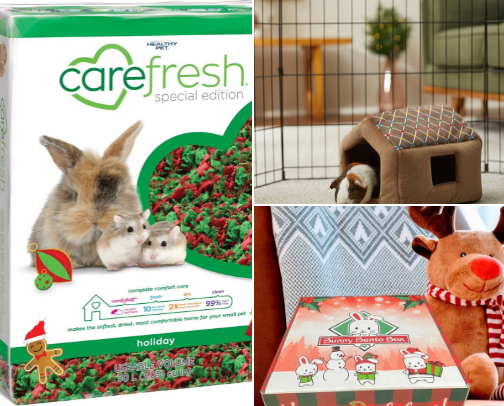 Holiday Items for Bunnies and Small Pets(and more!) cover photo collage