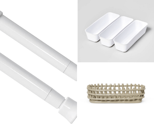 Small Apartment Staples: Bathroom cover photo collage