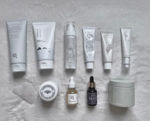 acne-prone korean skincare routine 🍃🫧 cover photo collage