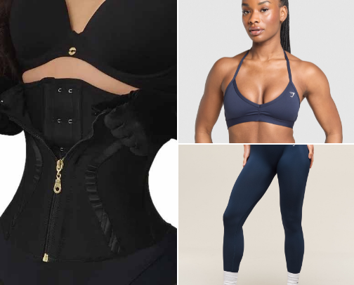 Gym wear cover photo collage