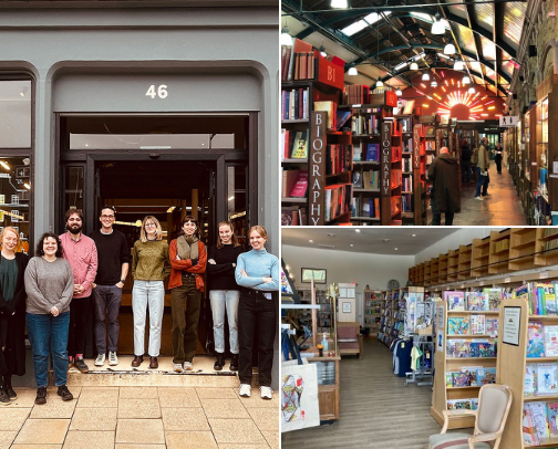 Bookshops I Love! cover photo collage