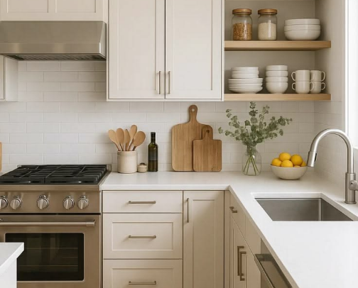Clean Girl Kitchen Inspo ☕️ cover photo collage