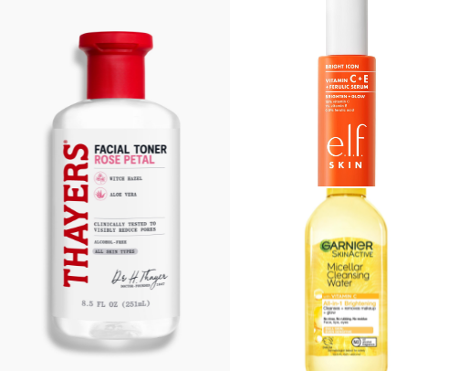 Skin care cover photo collage
