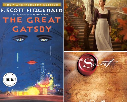 My favorite book recs cover photo collage