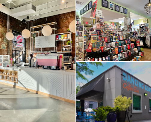 Decatur Books and Coffee cover photo collage