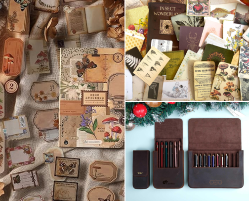 POV- my favorite cozy fall analog hobby finds! cover photo collage