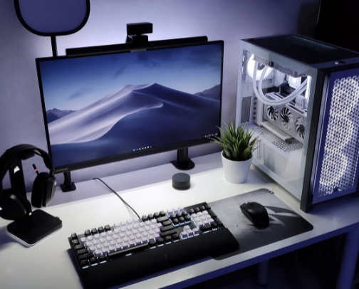 Great equipment and trinkets to spruce up your computer corner cover photo collage